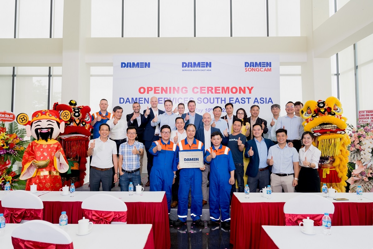 TCM joined the opening ceremony of Damen Services Southeast Asia
