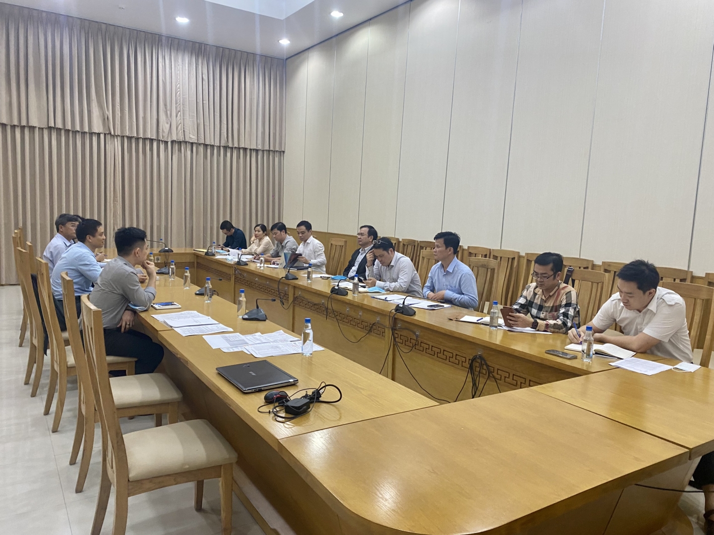 Welcoming the Committee supervising Maritime Tariff in Hai Phong