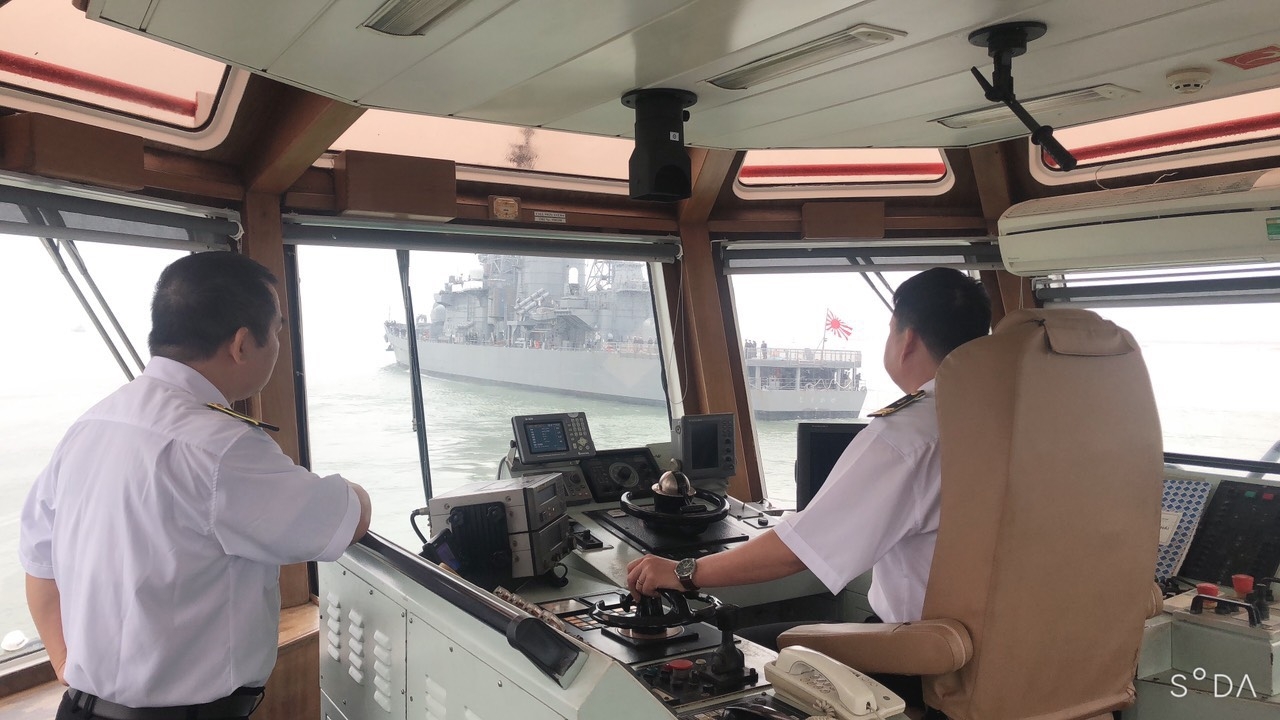 Welcome Japanese destroyers visit Hai Phong
