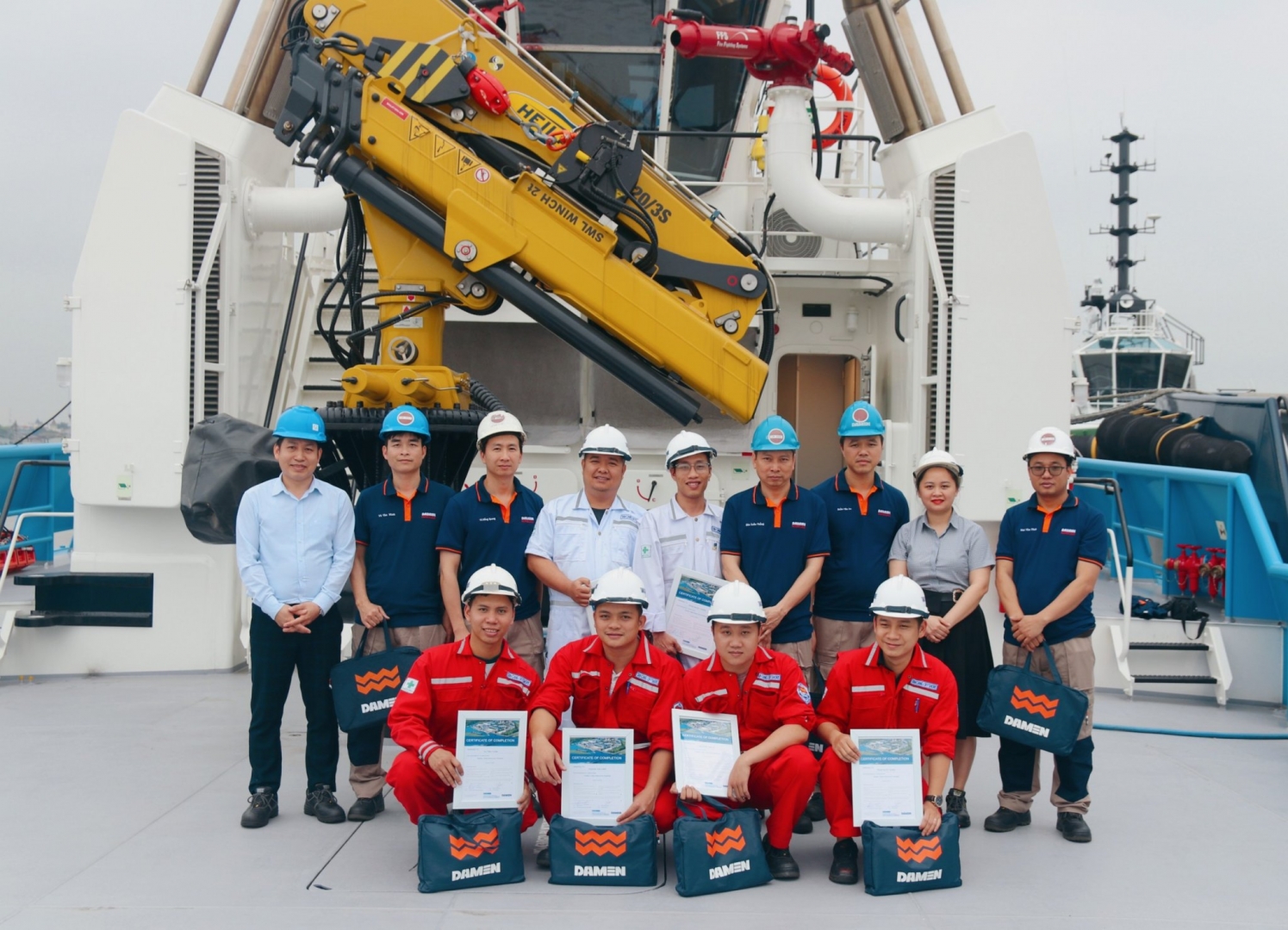 TCM Seafarers Successfully Completed Vessel Familiarization Training By DAMEN